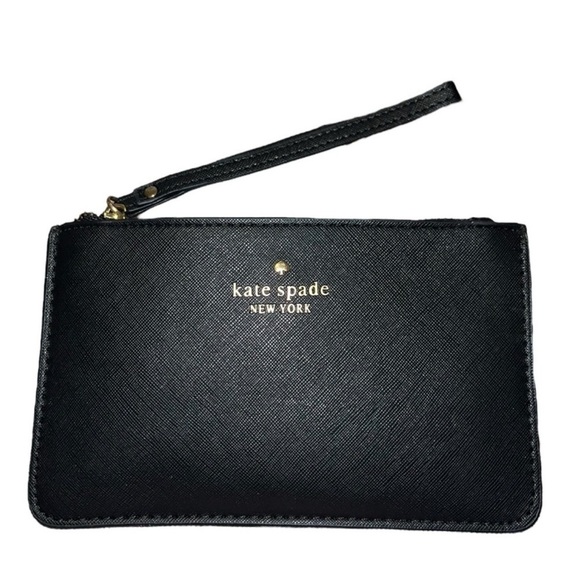 kate spade Handbags - Kate Spade Black  Leather Wristlet